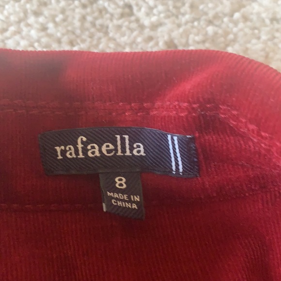 Rafaella Stretch corduroy blazer. Reddish maroon size 8 - Picture 9 of 9